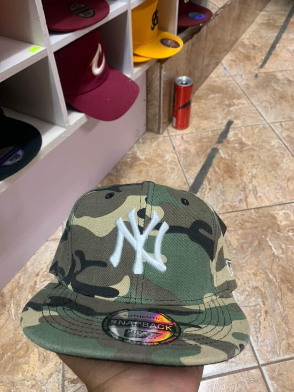New Era Green Camo New York Yankees Snapback Hat